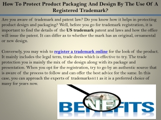 How To Protect Product Packaging And Design By The Use Of A Registered Trademark