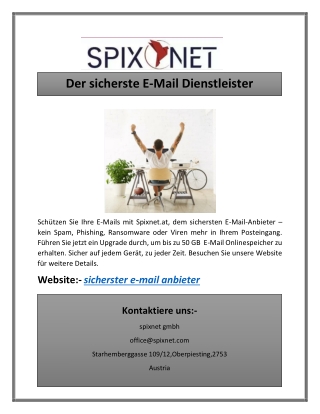 Der sicherste E-Mail Dienstleister