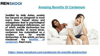 Amazing Benefits Of Cardamom