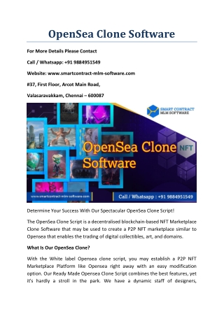 OpenSea Clone Software