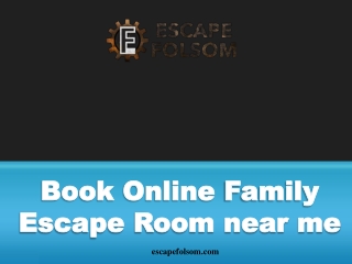 Book Online Family Escape Room near me