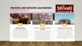Packers And Movers Gachibowli