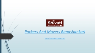 Packers And Movers Banashankari