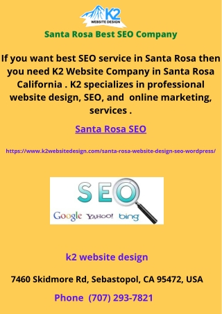 Santa Rosa Best SEO Company