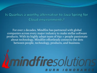Is Quarkus a worthy alternative to Java Spring for Cloud environments?