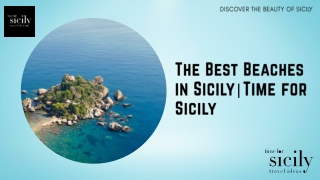 The Best Beaches in Sicily  Time for Sicily