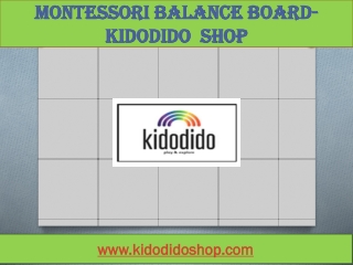 Montessori Balance Board-Kidodido Shop