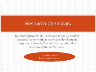 Buy Chemicals For Research