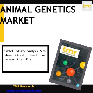 Animal Genetics Market: Notable Developments