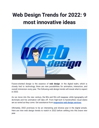 Web Design Trends for 2022_ 9 most innovative ideas