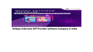 Softpay India best API Provider software Company in India