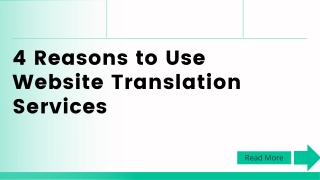 4 Reasons to Use Website Translation Services