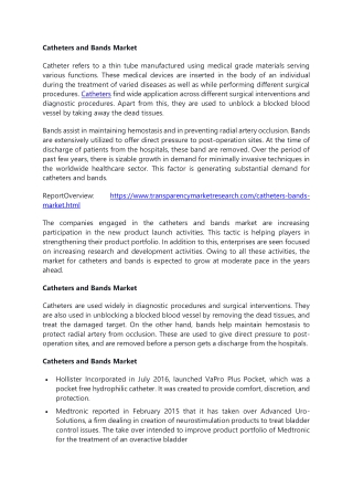 Catheters and Bands Market