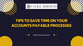 Tips to Save Time on Your Accounts Payable Processes