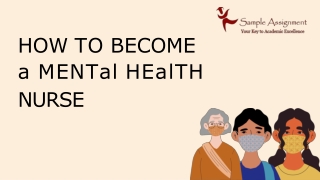 How to become a Mental Health Nurse