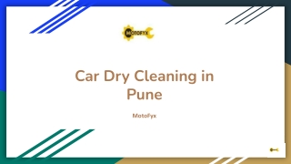 Car Dry Cleaning in Pune