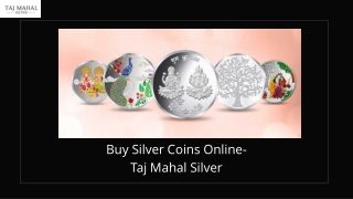 Buy Silver Coins Online- Taj Mahal Silver