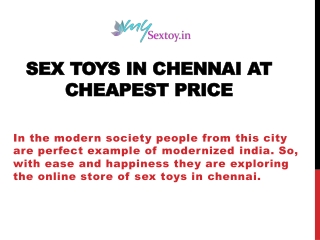 Sex Toys In Chennai - MYSEXTOY