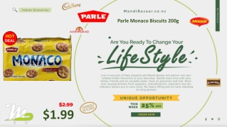 Parle Monaco Biscuits 200g - Indian Groceries in New Zealand