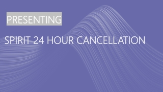 What is 24 hour cancellation of Spirit Airlines?