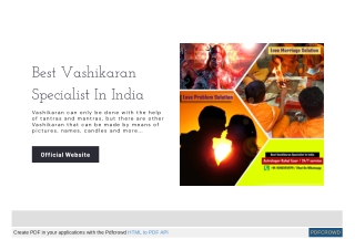 Best Vashikaran Specialist In India