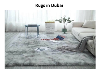 Rugs in Dubai