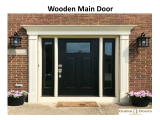Wooden Main Door in Dubai