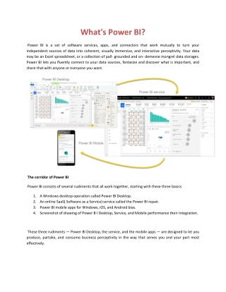 What's Power BI