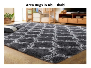 Area Rugs in Abu Dhabi