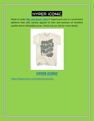 80s Rock Band T Shirt     Hypericonic.com