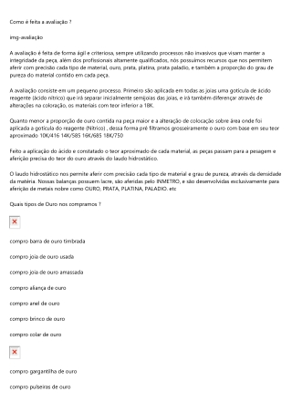 O Ultimate Cheat Sheet em compra ouro em curitiba