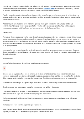 Mudanzas Criss recomienda seguir estos consejos antes de hacer una mudanza