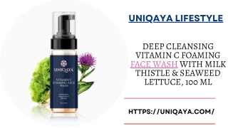 Shop Online Foaming Face Wash | Uniqaya