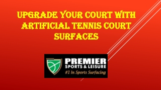 Artificial Tennis Court Surfaces