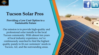Best Quality Solar Panel - Tucson Solar Pros