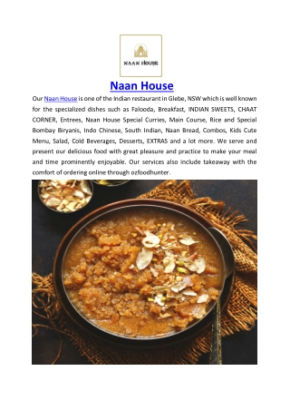 $5 off - Naan House Takeaway Menu Glebe, NSW