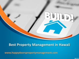 Best Property Management in Hawaii - www.happydoorspropertymanagement.com