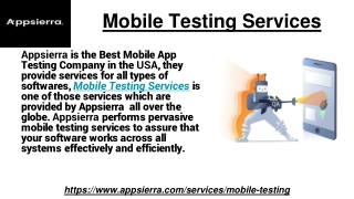 Mobile Testing Services