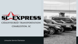 Take the help of a personal airport shuttle in Charleston - SC Express Charleston