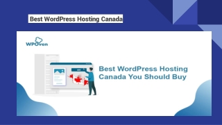 Best WordPress Hosting Canada You Should Buy in 2022