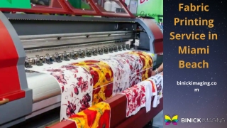 Fabric Printing Service in Miami Beach