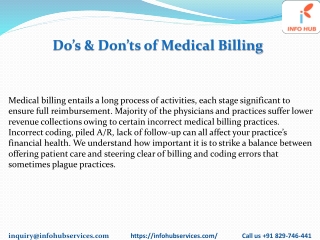 Do’s & Don’ts of Medical Billing