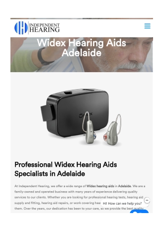 Widex Hearing Aids Adelaide