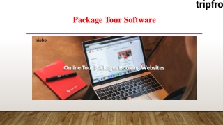Package Tour Software