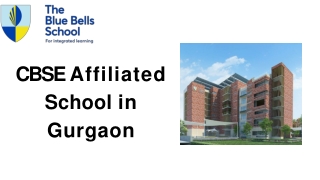 CBSE Affiliated School in Gurgaon