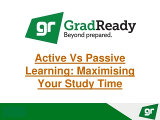 Active Vs Passive Learning: Maximising Your Study Time