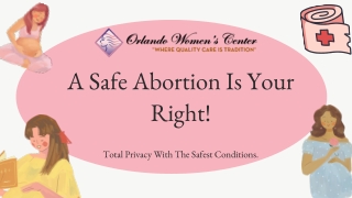 A Safe Abortion Is Your Right..........