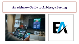 An ultimate Guide to Arbitrage Betting