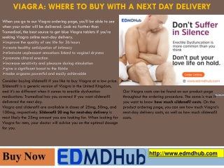 Viagra: Where To Buy With a Next Day Delivery