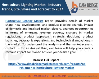 North America Horticulture Lighting Market